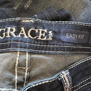 Grace NWT Rhinestone and Bejeweled Embellished Skinny Jeans 27 4